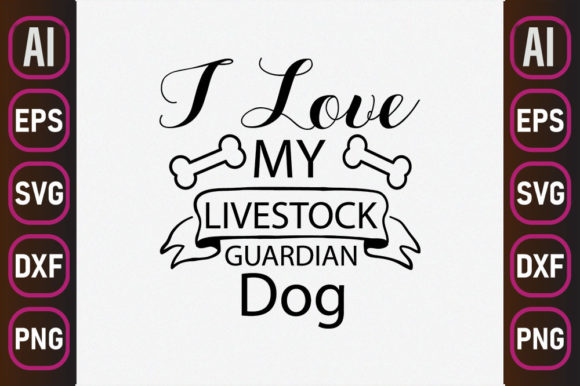Dog Svg Design, I Love My Livestock Review