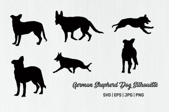 German Shepherd Dog Silhouettes – A Designer's Review