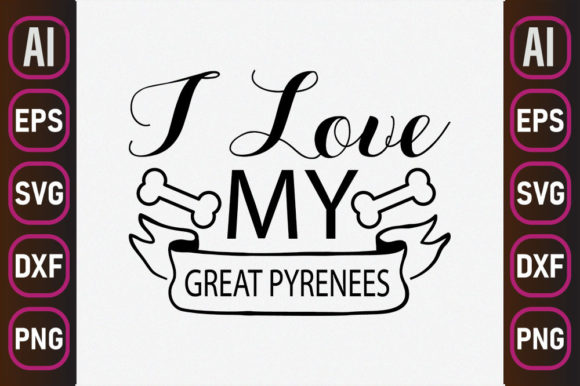 I Love My Great Pyrenees: Embroidery Design Review