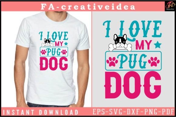 I Love My Pug-Dog Svg Design: A Stitching Review