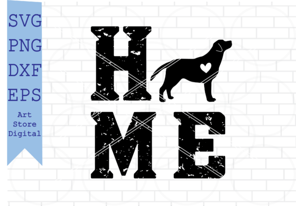 Labrador Retriever Home 1 Svg, Dog Svg