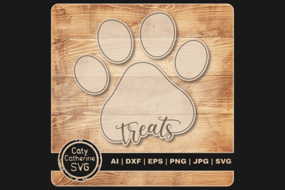 Treats Paw Print Pet Dog SVG – A Designer's First Look